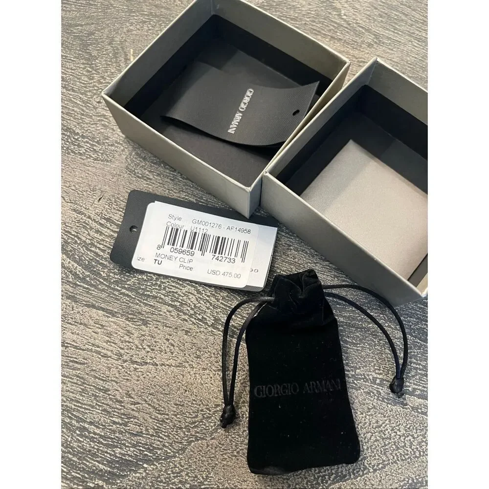 Giorgio Armani Sterling Silver Money Clip